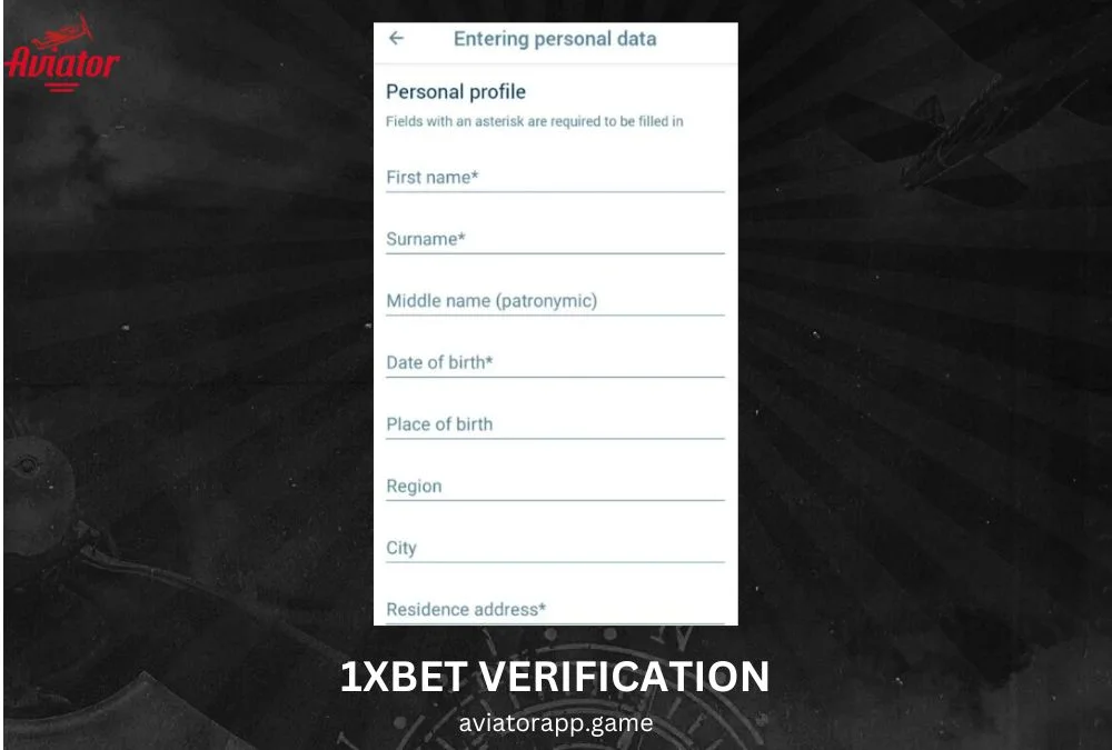 1xbet verification