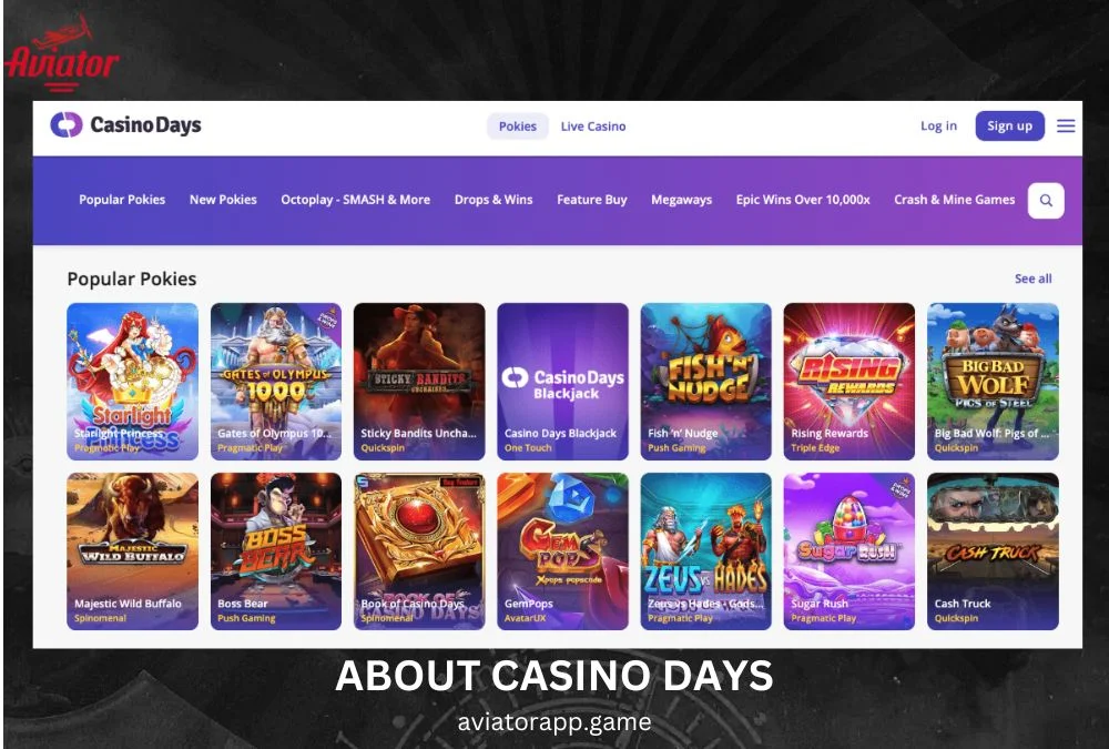 About casino days