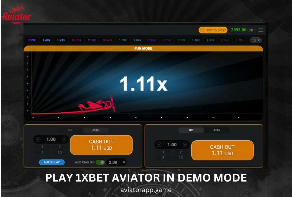 play 1xbet aviator game in demo mode