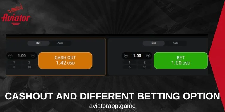 Cashout and Different Betting Options